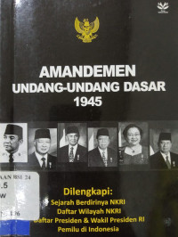 Image of Amandemen Undang-Undang Dasar 1945